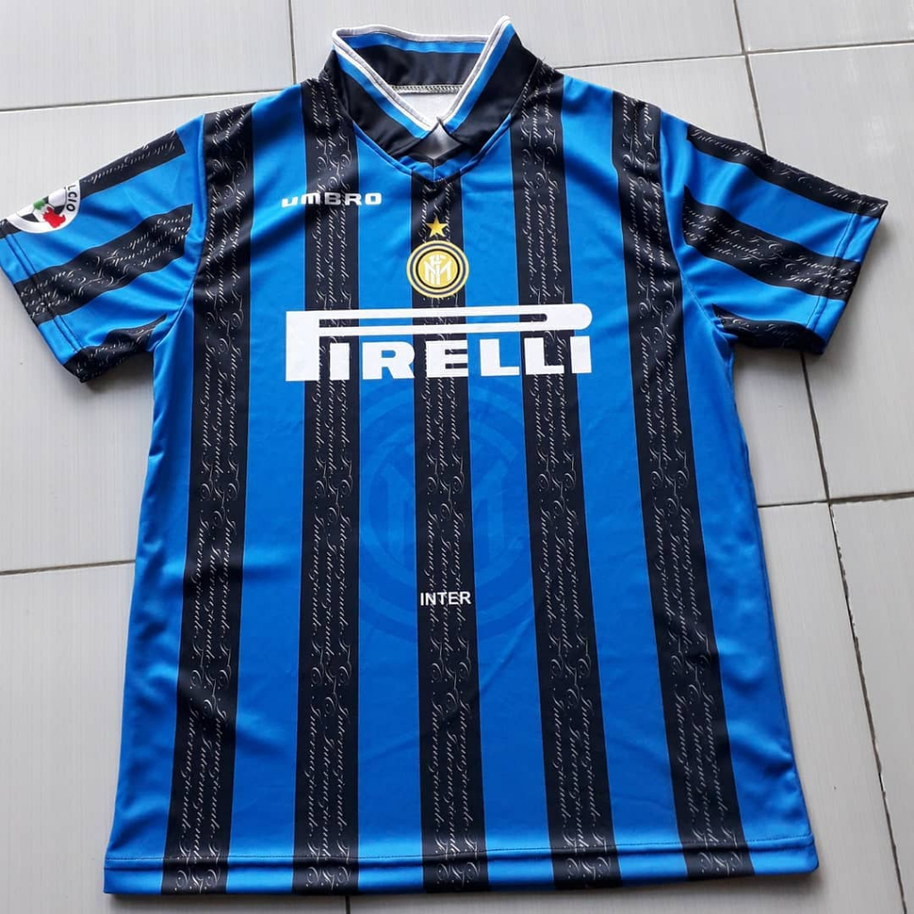 Jual Jersey Retro Inter 1997 Home Full Printing | Shopee Indonesia