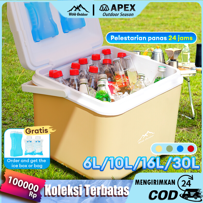 Jual Cooler Box 6/10/16/30L Container Box Es Pendingin Kotak Beku Tetap ...