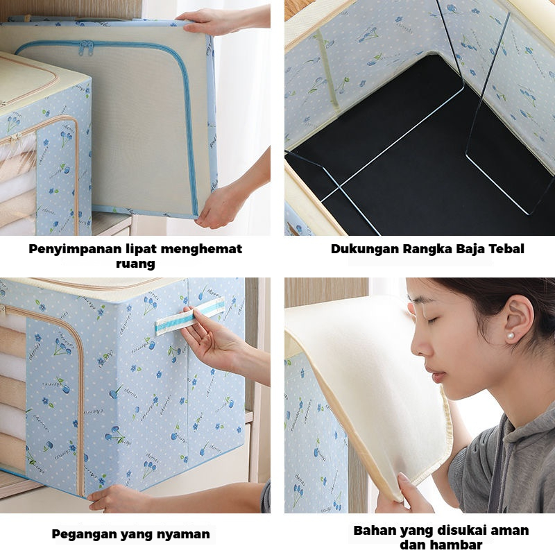 Jual 【COD】Kain Oxford Kotak Penyimpanan Waterproofing Storage Box ...