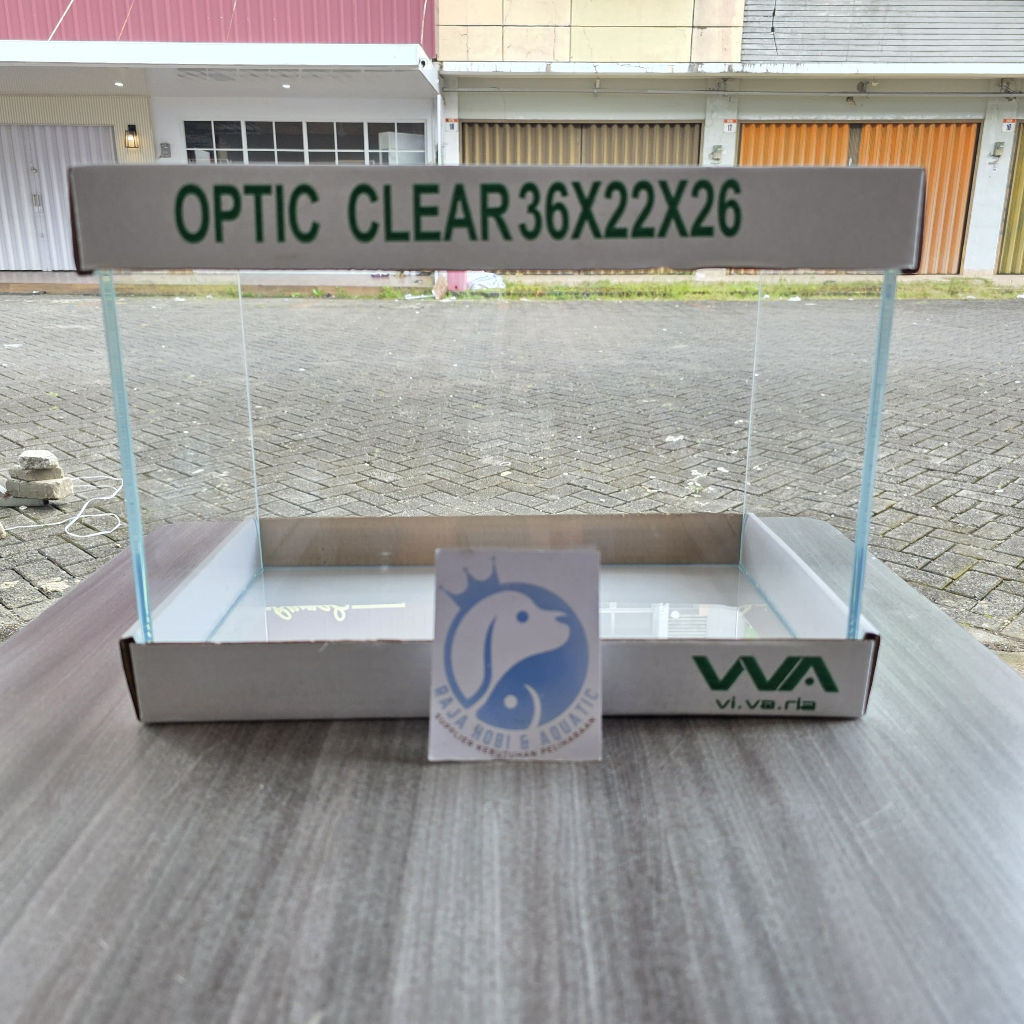 Jual VIVARIA OPTIC CLEAR TANK AQUARIUM AKUARIUM IKAN UKURAN 36X22X26 ...