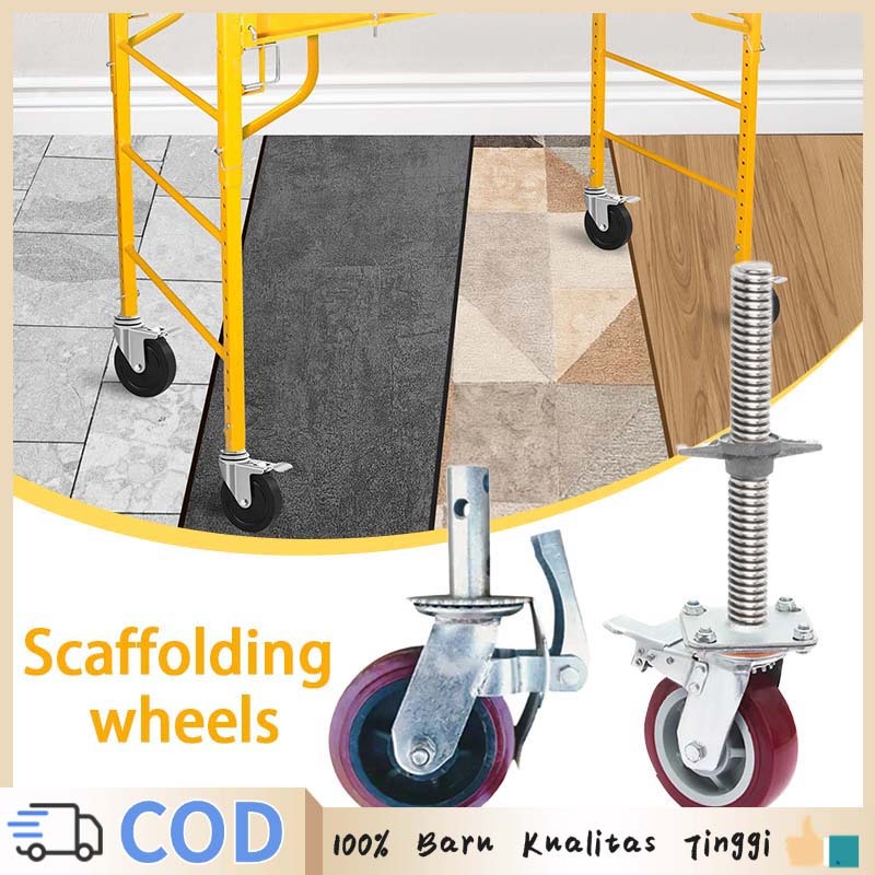 Jual Roda Scaffolding Roda Troli 6 Inch Hidup Dua Spesifikasi Ungu Roda ...