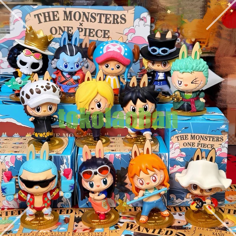 Blind box labubu 海賊王 READY STOCK POP MART Original Labubu The