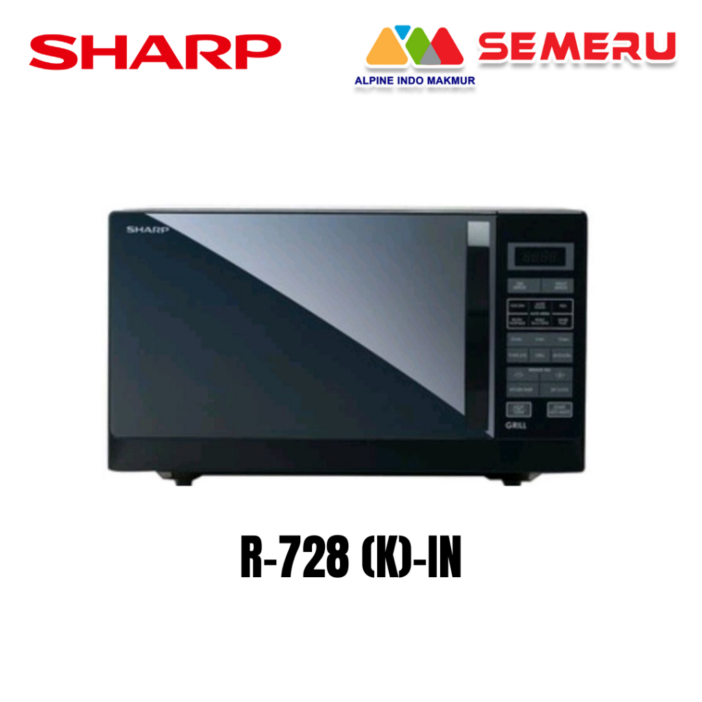 Jual SHARP MICROWAVE OVEN 25 L R-728 (S)-IN/R-728 (K)-IN/R-728 (W)-IN ...