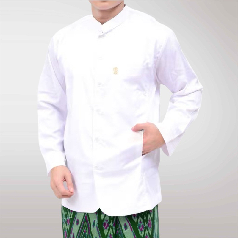 BAJU KOKO HAIBAH AMMU ORIGINAL SEMI JAS TROMPAH EXCLUSIVE POLOS LENGAN PANJANG PREMIUM BAHAN TOYOBO KOKO DEWASA TERBARU 2025 ALWAFI IBRAHIM KAFANA