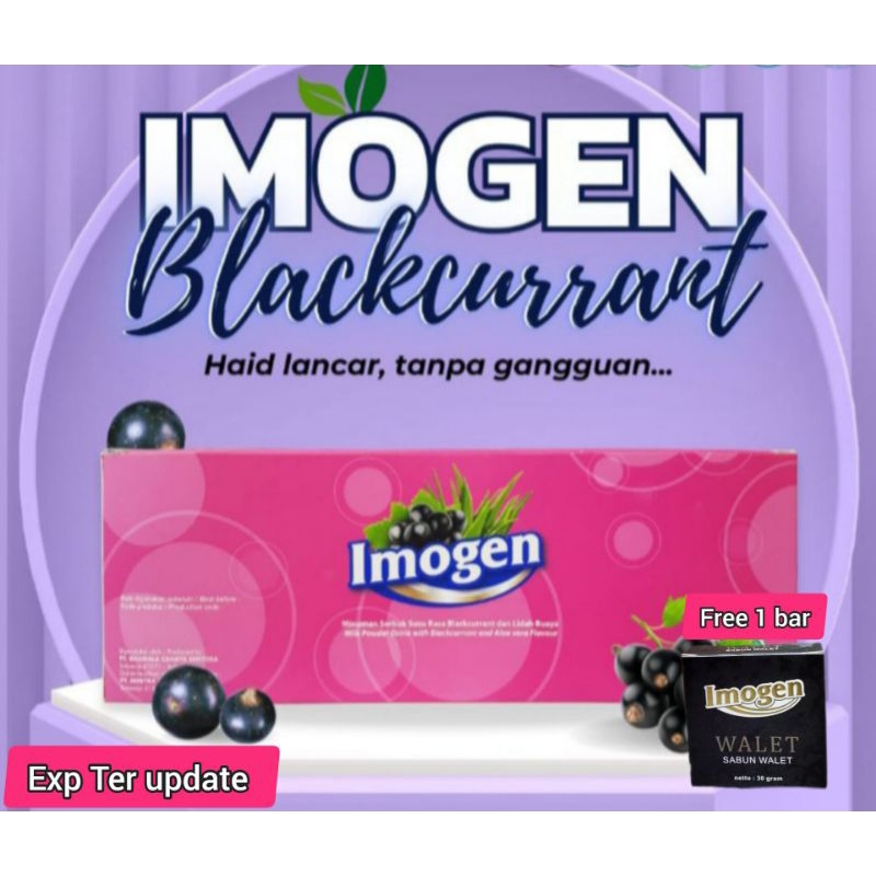 Jual IMOGEN BLACKCURRANT aloe vera / SUDAH BPOM MUI KEMASAN TERBARU Exp ...