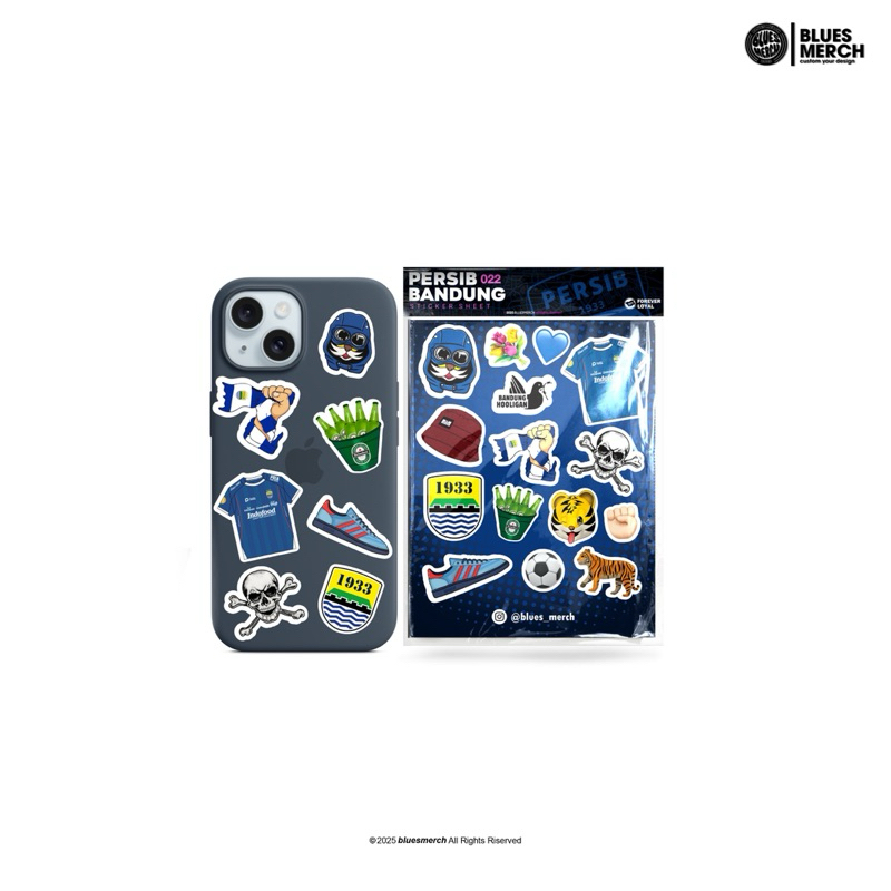 Jual Sticker Sheet Persib Bandung voll I | Sticker Sheet | Sticker Pack ...