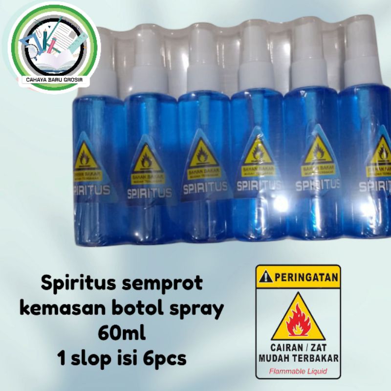 Jual Spiritus semprot mainan meriam kemasan botol spray 60 ml 1 slop ...