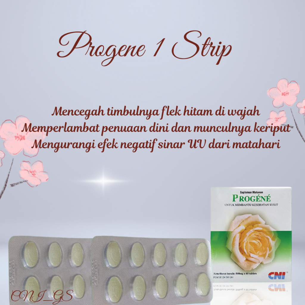 Jual CNI Progene 1 Strip Isi 10 tablet - Ed Januari 2027 | Shopee Indonesia