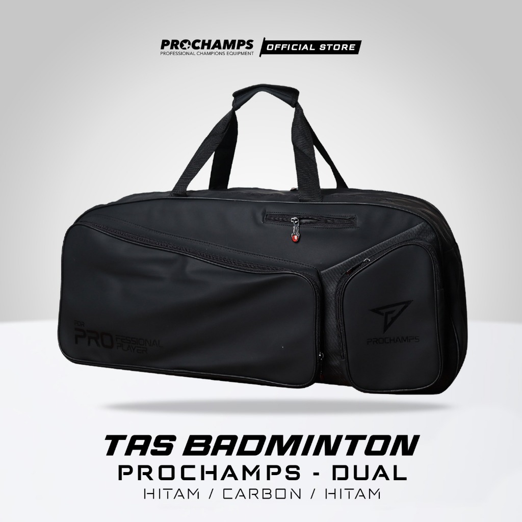 Jual Tas Badminton Prochamps PROFESSIONAL EDITION Dual Army Putih ...