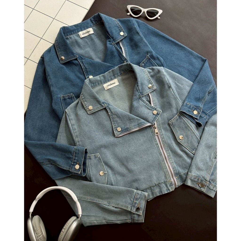 Jual Myrubylicious BLAZE DENIM JACKET KODE 152B | ATASAN WANITA ...