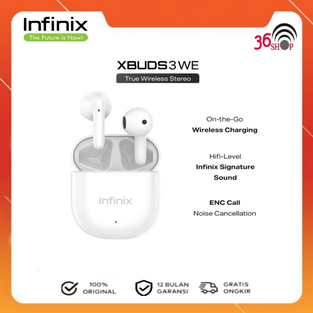 Jual Infinix TWS XBuds 3 WE- XE29 Free Wireless Charge 28 Hours long ...