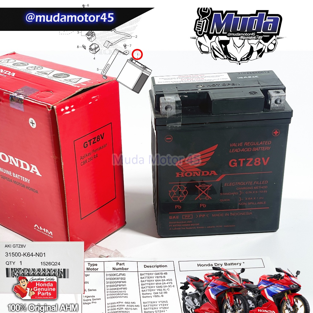 Aki Cbr 250rr Honda Cbr 125 Battery Jual AKI CBR250RR OLD NEW 2016