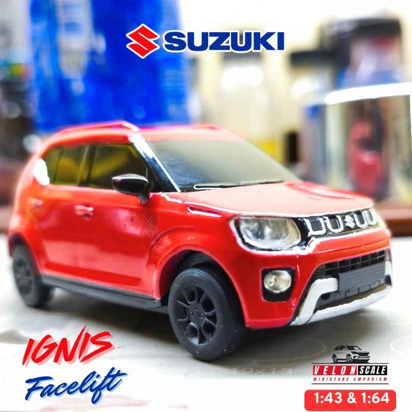 Jual Diecast Miniatur Suzuki Ignis Facelift Skala 1:43 Bisa Custom