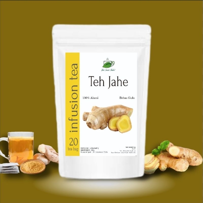 Jual TEH JAHE / GINGER ROOT TEA 100% organik (20 tea bag) | Shopee ...