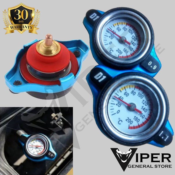 Jual Tutup Radiator Temperatur Indikator Suhu Universal D1 1.1 & 0.9 ...