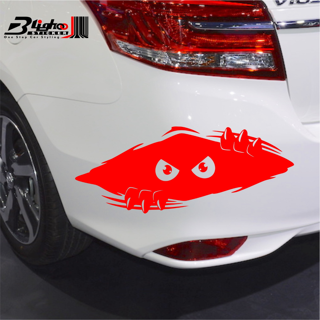 Jual BLIGHOO - Cutting Sticker Mobil Peeking Monster Cakar Muncul ...