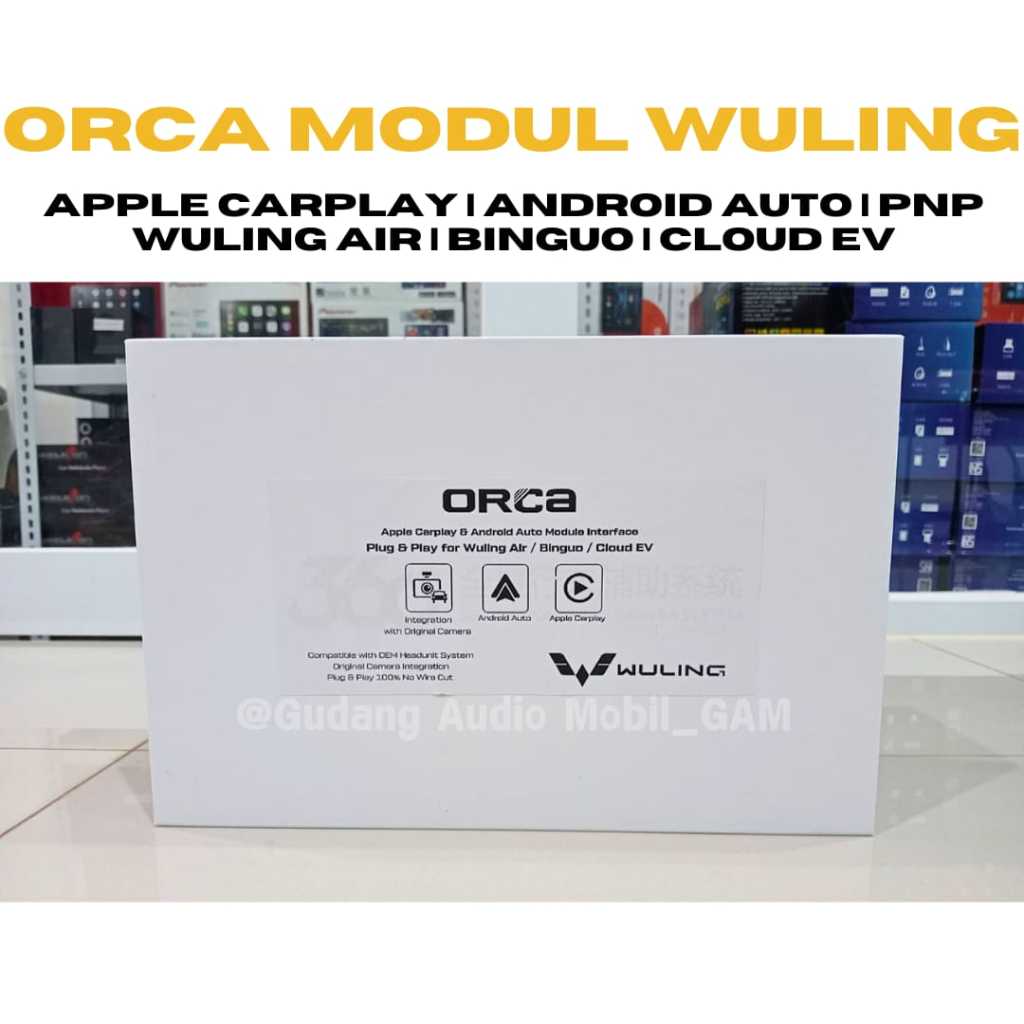 Jual ORCA Modul CarPlay Android Auto Plug N Play Wuling Cloud EV ...