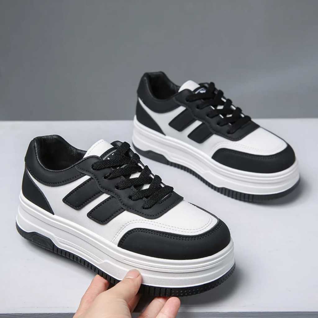 Jual Sepatu Sneakers Wanita Korea Style Sepatu Fashion Wanita Sport ...