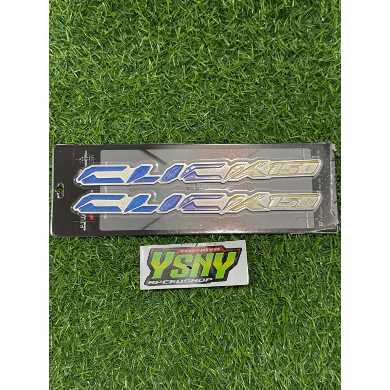 Jual Emblem Body Titanium Click 150 Stiker Timbul Titan 1 set | Shopee ...