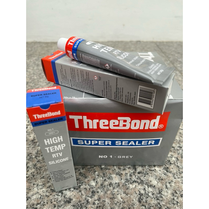 Jual LEM THREEBOND GREY HIGH TEMP RTV SILICONE 30GR - 20PCS | Shopee ...
