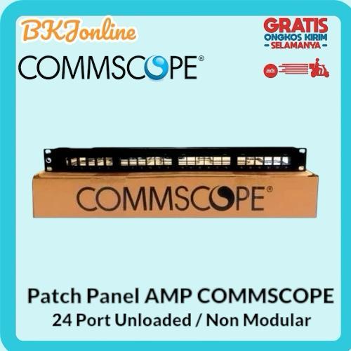 Jual Patch Panel / Patchpanel AMP Commscope 24Port 24 Port CAT5e Cat 5e ...