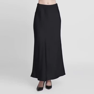 DUNEYA Rok Satin Silk Premium Satin Skirt Midi Lenght Panjang Rok Slik Korean Style Basic Wanita