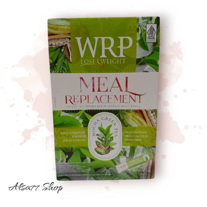 Jual WRP Meal Replacement Mocca Green Tea 324g | Shopee Indonesia