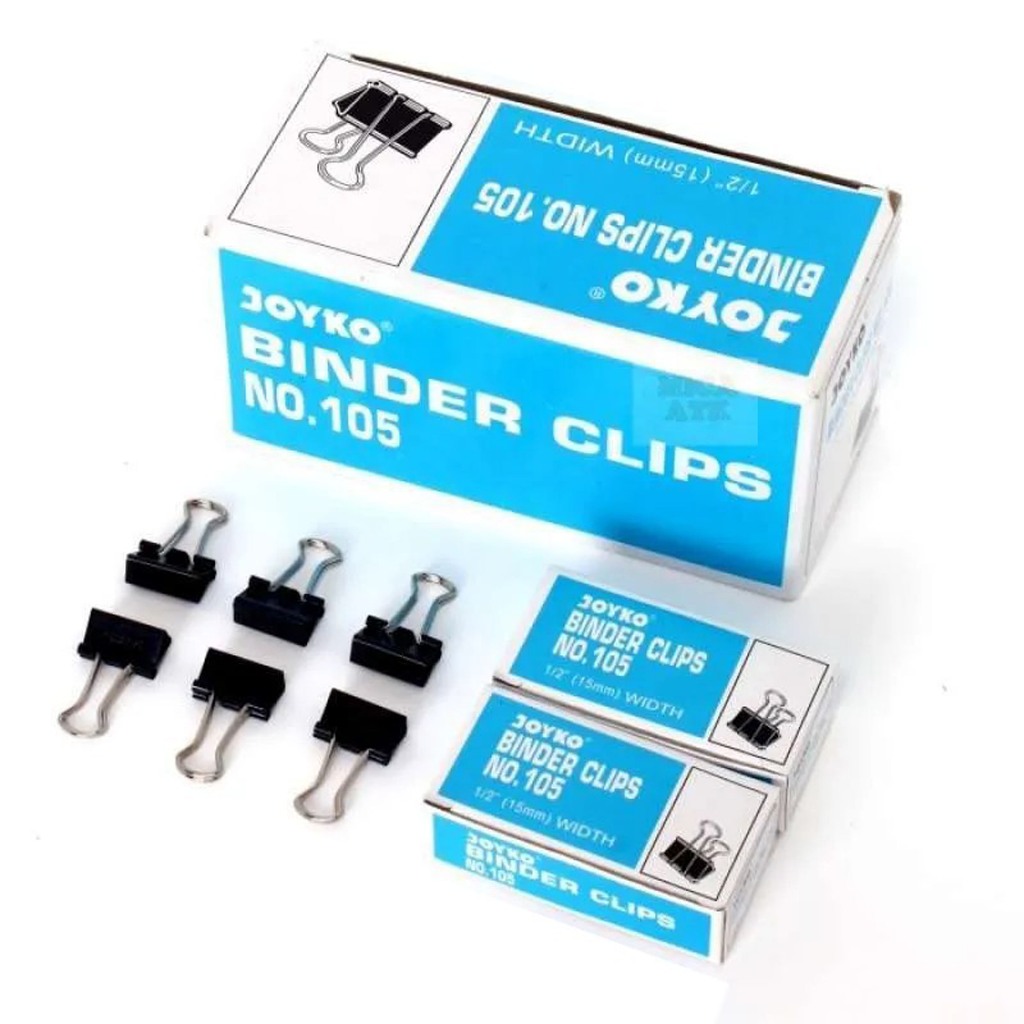 Jual Joyko Binder Clips No. 105 / Binder Clip / Binder Klips No.105 ...