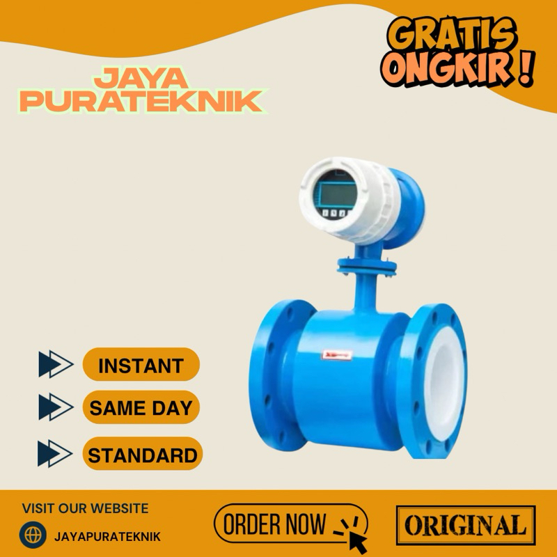 Jual Flowmeter Electromagnetic DN25 1"Inch Flow Meter Electromagnetic ...