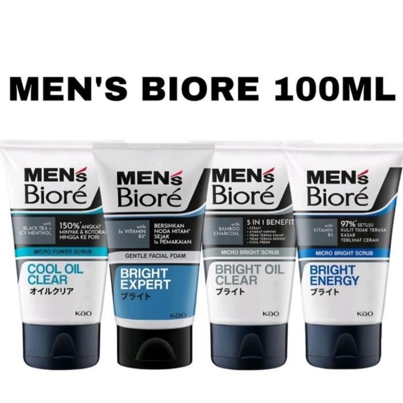 Jual BIORE MEN PENCUCI MUKA FACIAL FOAM 100 ML ALL VARIANT | Shopee ...