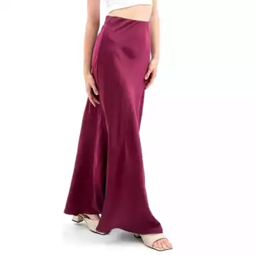 Rok Satin Azalea 110CM Rok Satin Panjang 110cm Wanita Rok Satin Maxi Premium Satin Long Skirt