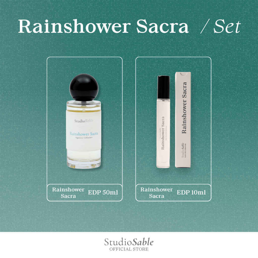 Jual Studio Sable | Rainshower Sacra Set | 50 mL & 10 mL | EDP | Shopee ...