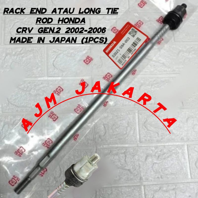 Jual Rack end Long tie rod crv gen2 gen 2 2002-2006 japan harga 1pcs ...