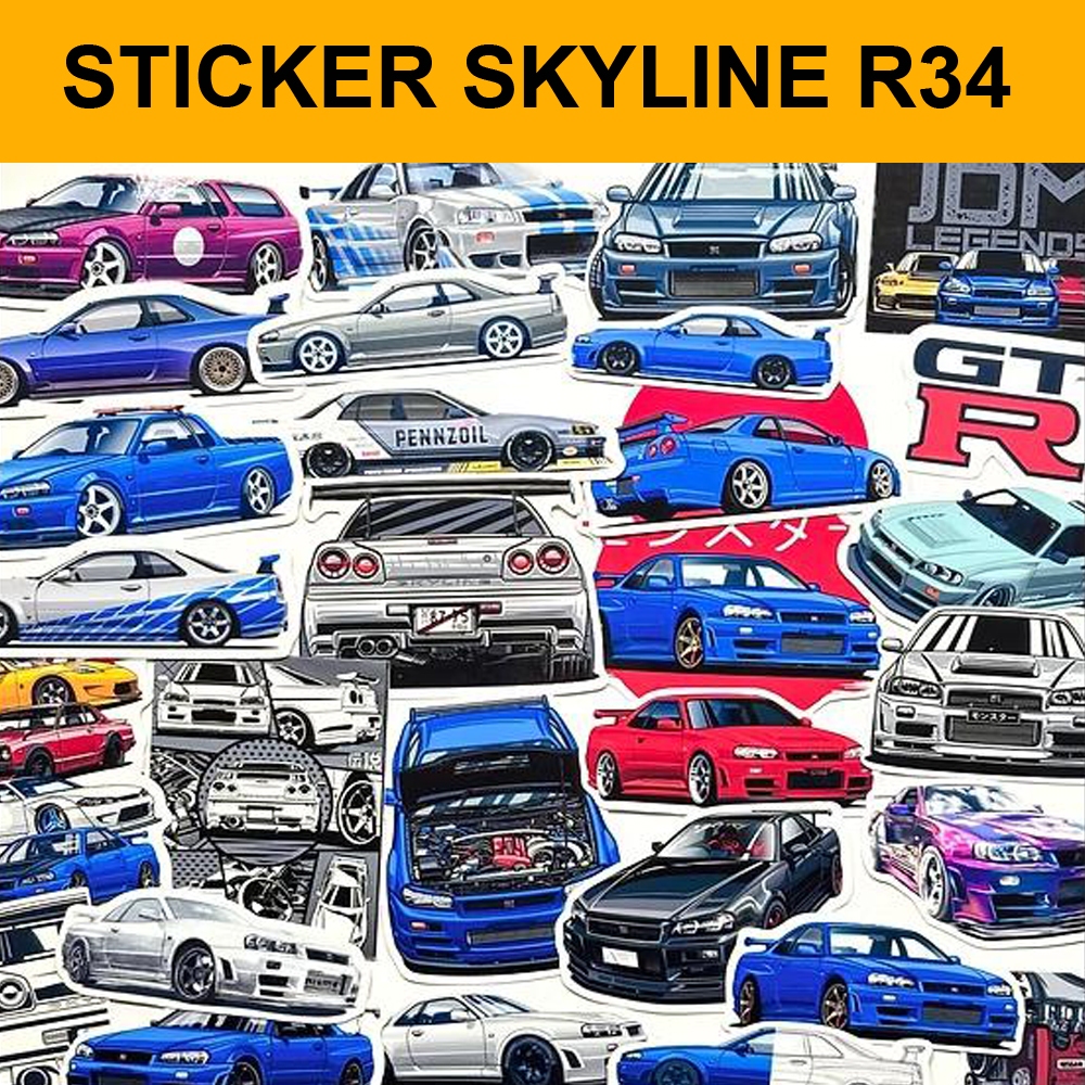 Jual Sticker Otomotif NISSAN Logo Racing Pack Stiker Balap Automotif ...