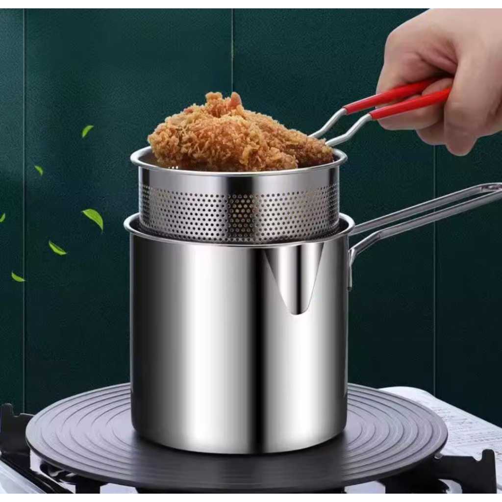Jual Panci Mini Deep Fryer Panci 2 In 1 Deep Fryer Set Panci Penggoreng ...