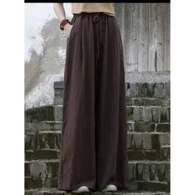 Celana Kulot Highwish Celana Kulot Wanita Rami Linen Premium Celana Wanita Terkini Celana Kulot