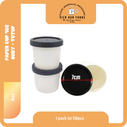 Jual Paper Cup 4oz Gelas Eskrim | Cup hot 4oz | cup kopi | gelas kertas ...