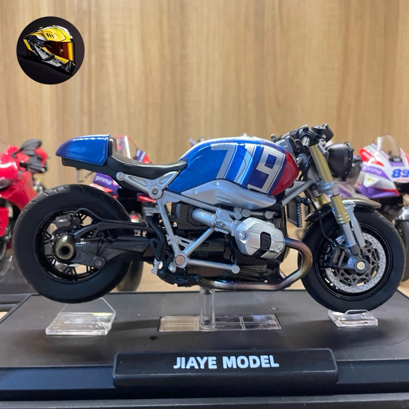 Jual bmw r9t 719 miniatur motor custome skala 1/12 jiaye | Shopee Indonesia
