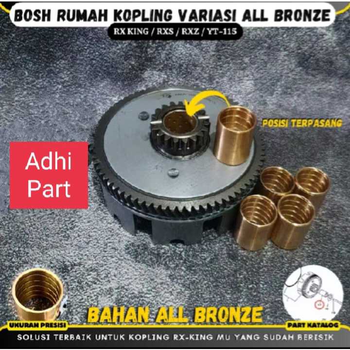 Jual BOSH KUNINGAN RUMAH KOPLING RX KING | Shopee Indonesia