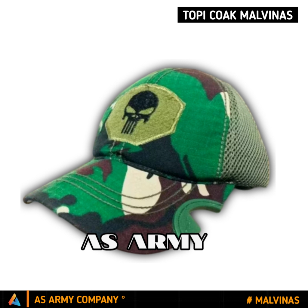 Jual Topi Tactical Loreng Topi Coak Malvinas Topi Lapangan TNI | Shopee ...