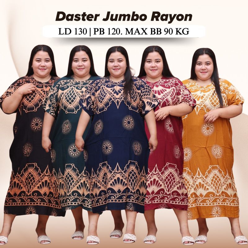 Jual DASTER JUMBO RAYON LD 130 BUSUI KANCING DEPAN KEKINIAN BEST SELLER ...