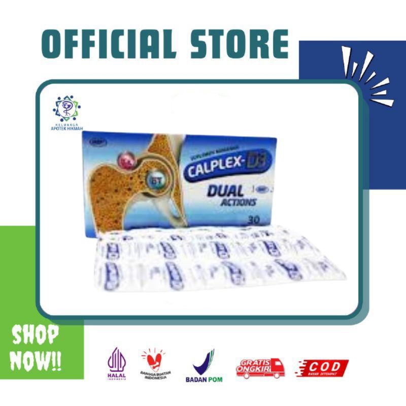 Jual Calplex D3 tablet suplemen multivitamin kesehatan tulang sendi ...