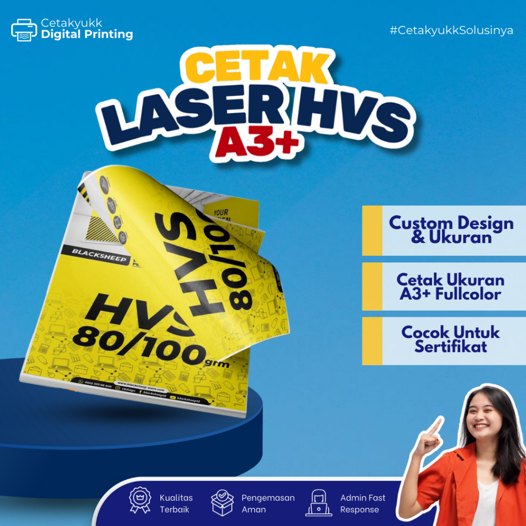 Jasa Print HVS A3+ Cetak Cepat Dokumen HVS Warna Skripsi Tesis Disertasi 100 GSM
