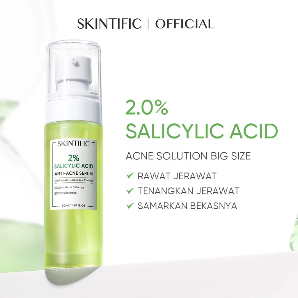 Jual SEGEL Serum SKINTI 2% Salicylic Acid Anti Acne Serum ORIGINAL ...