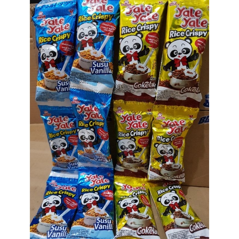 Jual yale yale rice crispy coklat vanilla susu jajanan jadul | Shopee ...