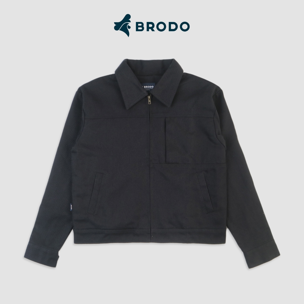 Jual BRODO - Sphiro Work Jacket Black | Shopee Indonesia