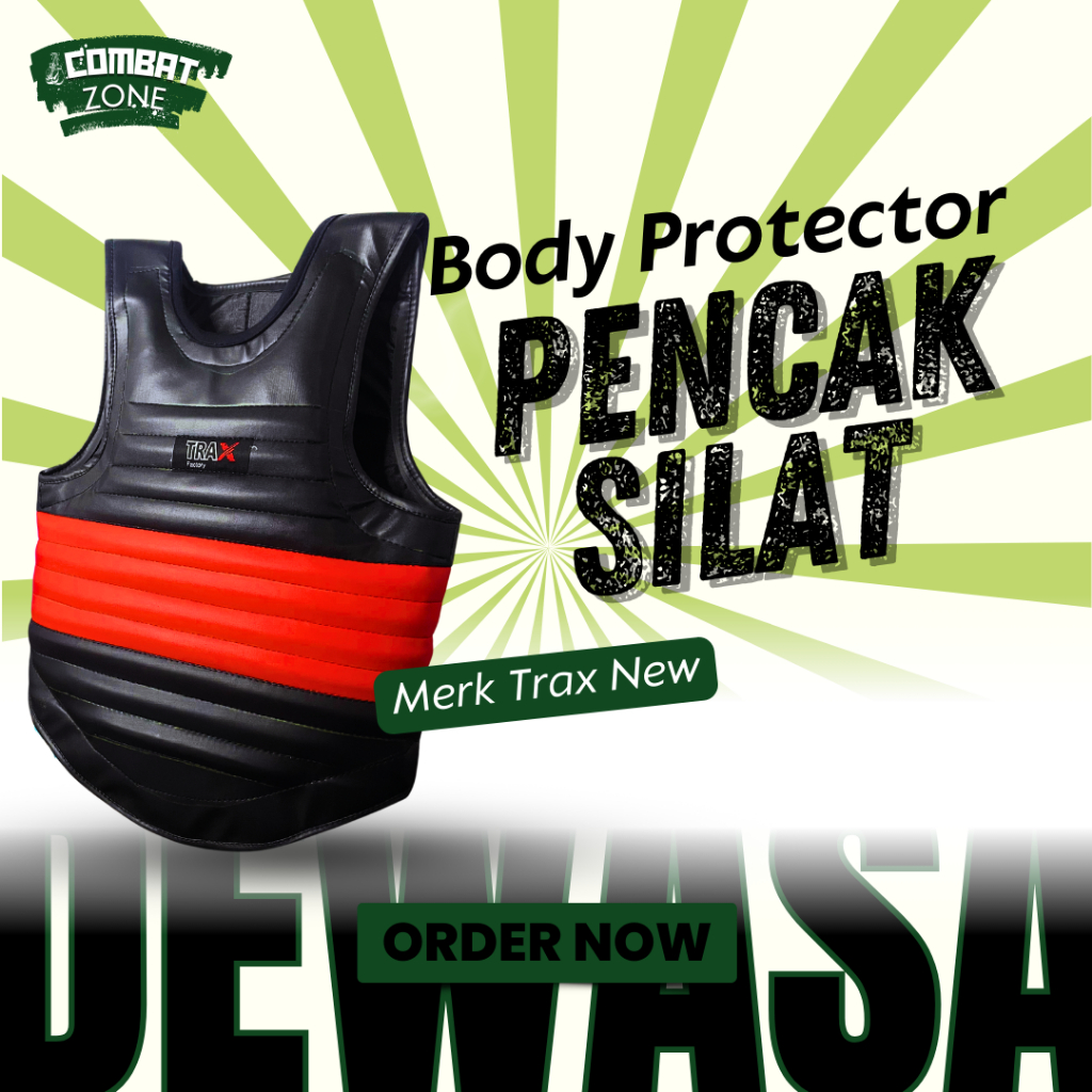 Jual Body Protector Silat Velcro Dewasa Merk Trax New, Peraturan Baru ...