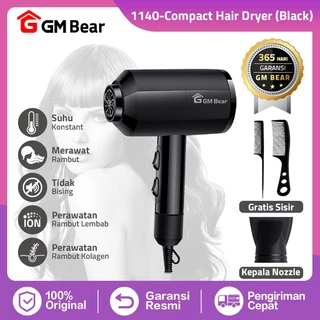 GM Bear Hair Dryer Multifungsi 1140 - Vlasy Alat Pengering Rambut Hairdryer
