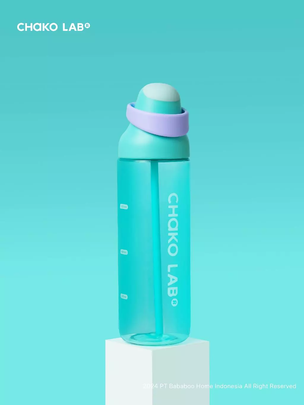 CHAKO LAB KaDa DoubleSip Tritan Cup 888ml - Blueberry Fizz - foto 1