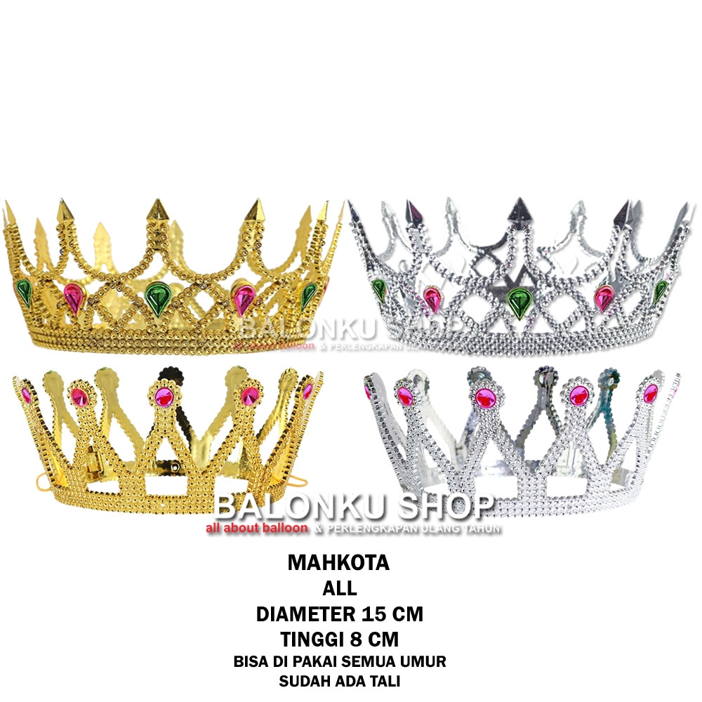 Jual Mahkota Ultah / Mahkota Raja / Mahkota Ratu / Crown King / Crown ...